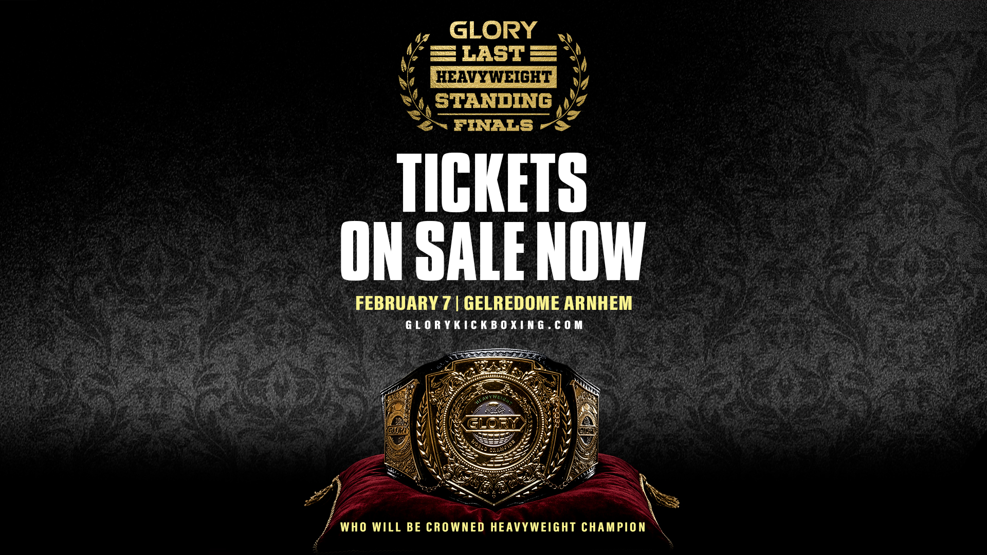 GLORY 105: Last Heavyweight Standing Finals tickets on sale