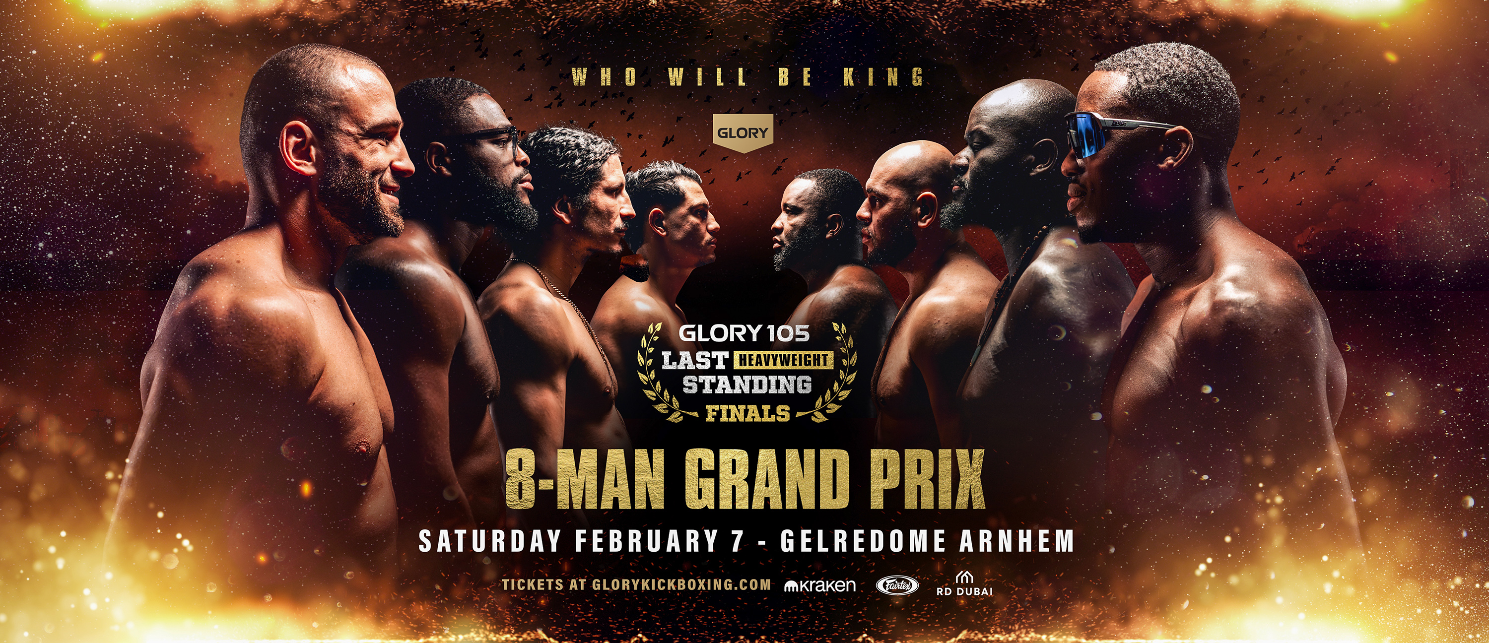GLORY 105: Last Heavyweight Standing Finals Fight Card Now