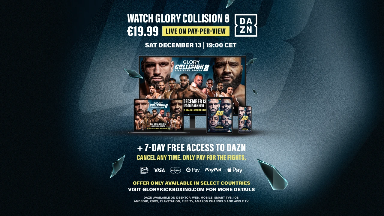 GLORY COLLISION 8 PPV Now on Sale - GLORY Kickboxing