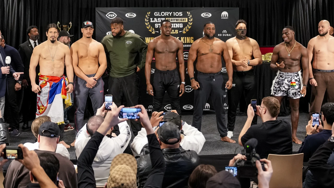 Last Heavyweight Standing Finals Weigh-Ins Results - GLORY Kickboxing